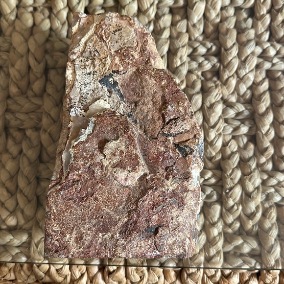 Polished Agate Geod Bookend Gray White & Brown 7” - Picture 6 of 6